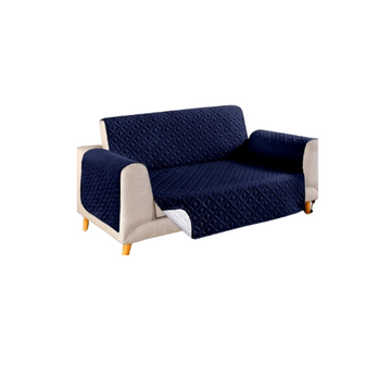 Korean Sofa Cover - Navy Blue