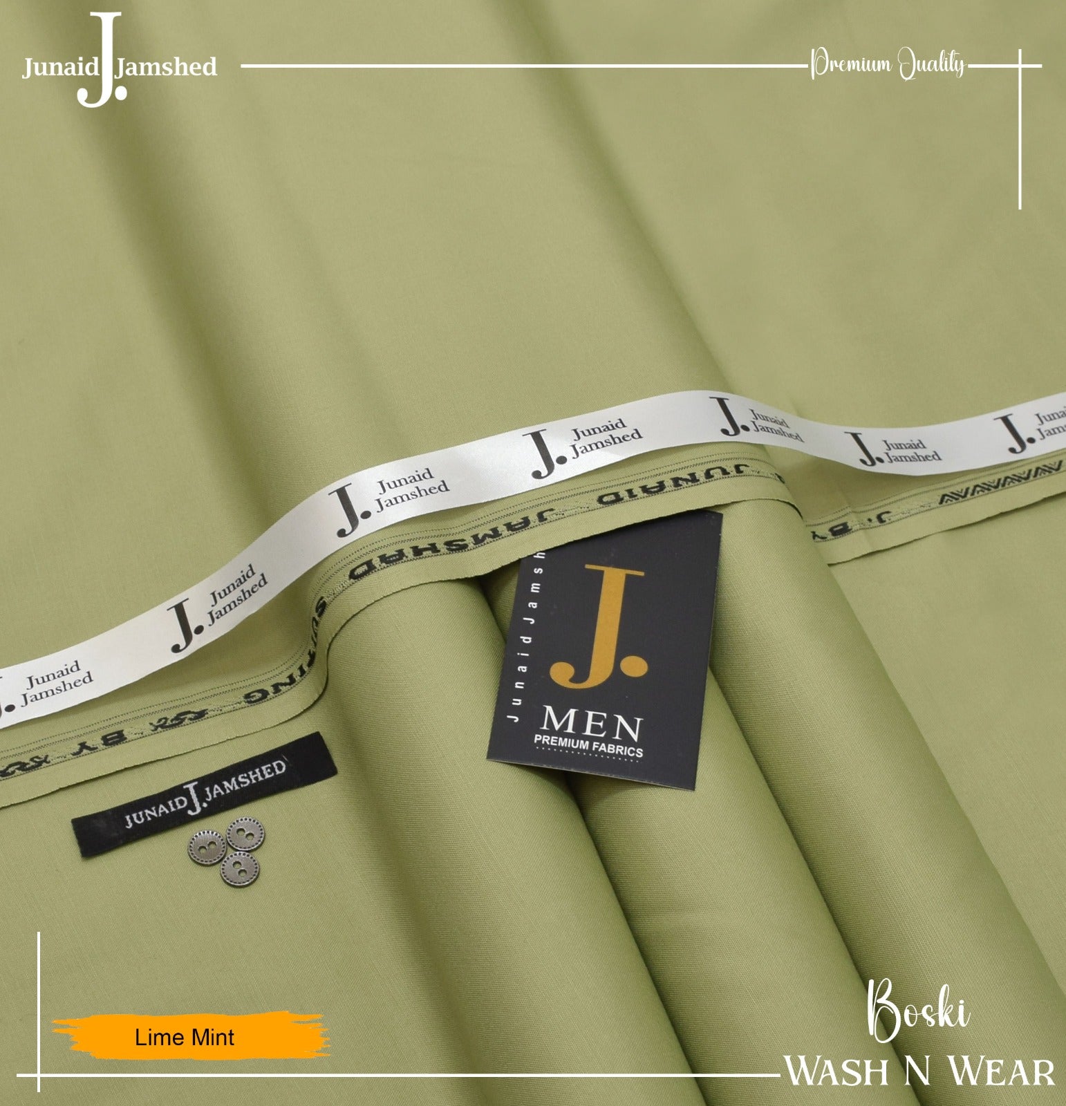 Junaid Jamsheed Men cloths - Lime mint
