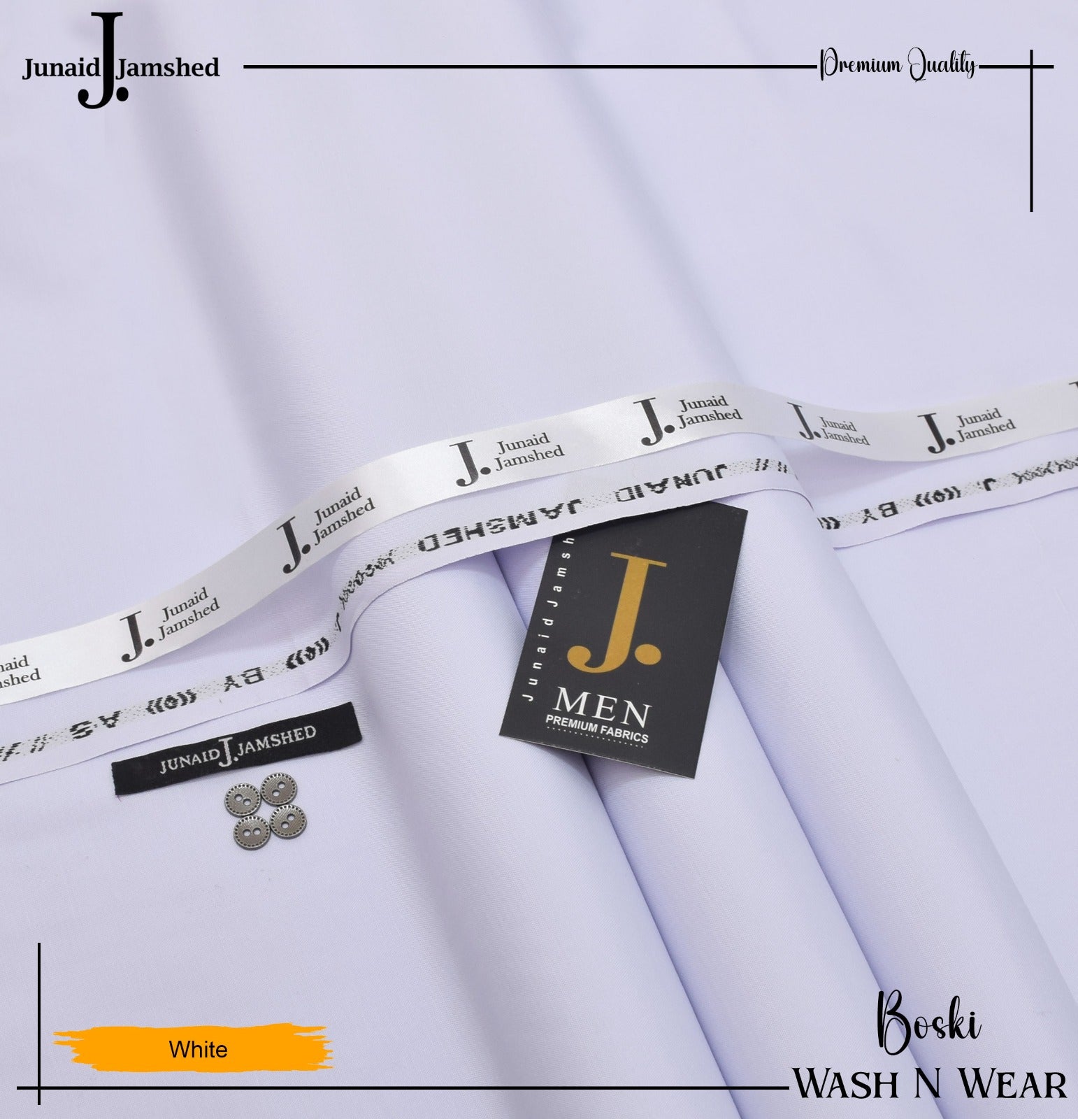 Junaid Jamshed Men Cloths - White