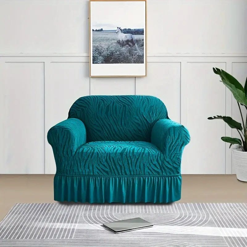 Zebra Sofa Covers - Green
