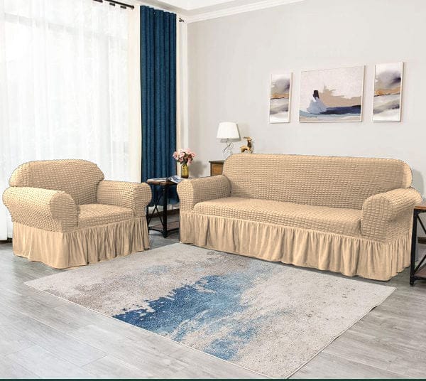 Persion Sofa Cover - Beign