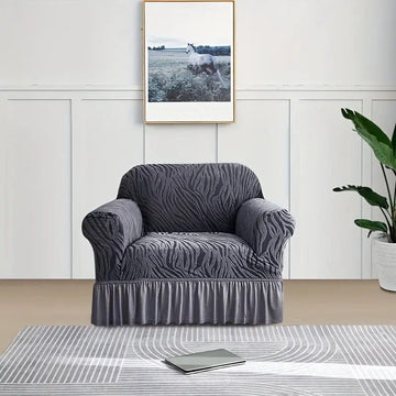 Zebra Sofa Covers - Grey