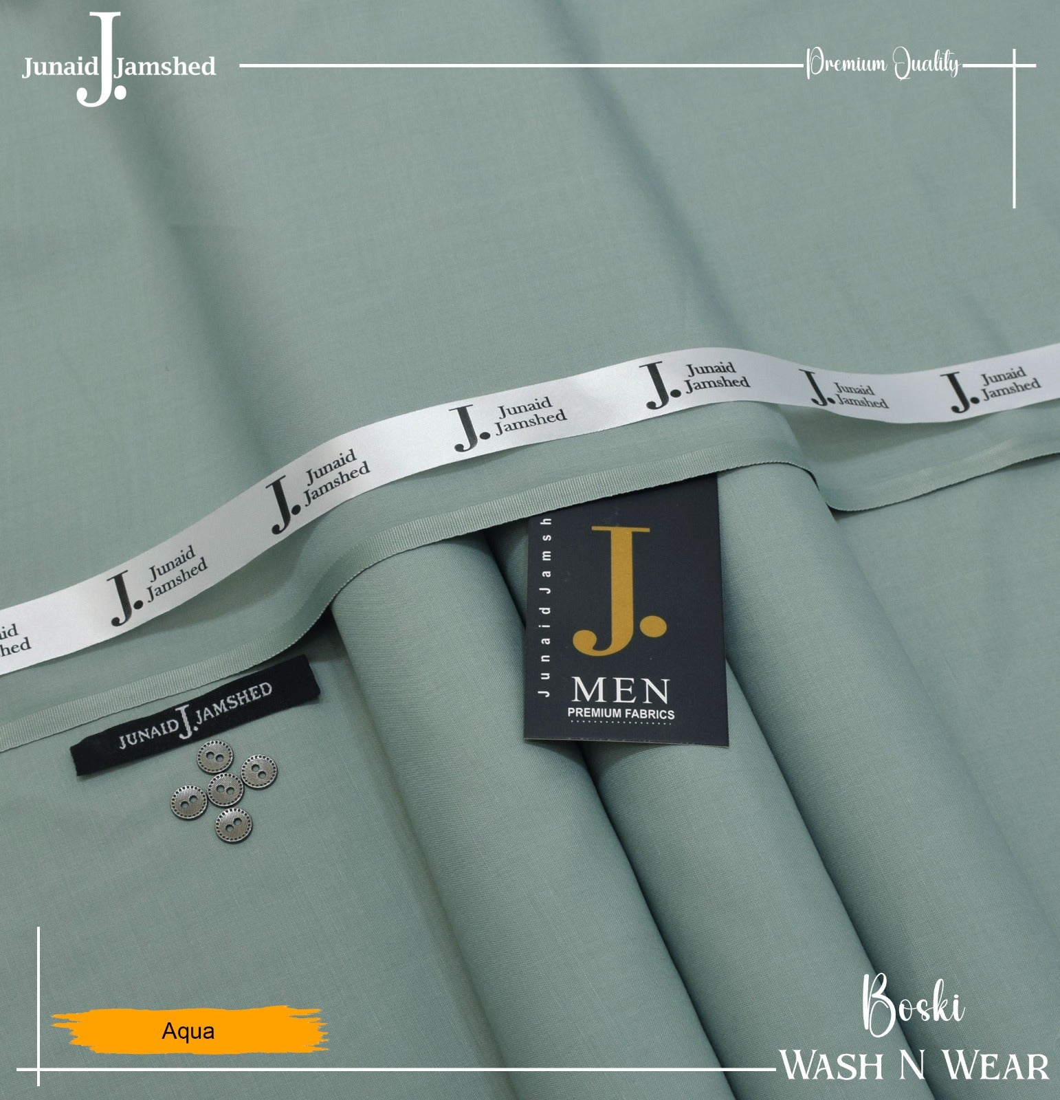Junaid Jamsheed Mens Cloths - Aqua