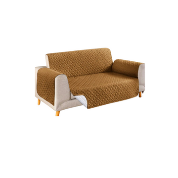 Korean Sofa Cover - Copper Brown